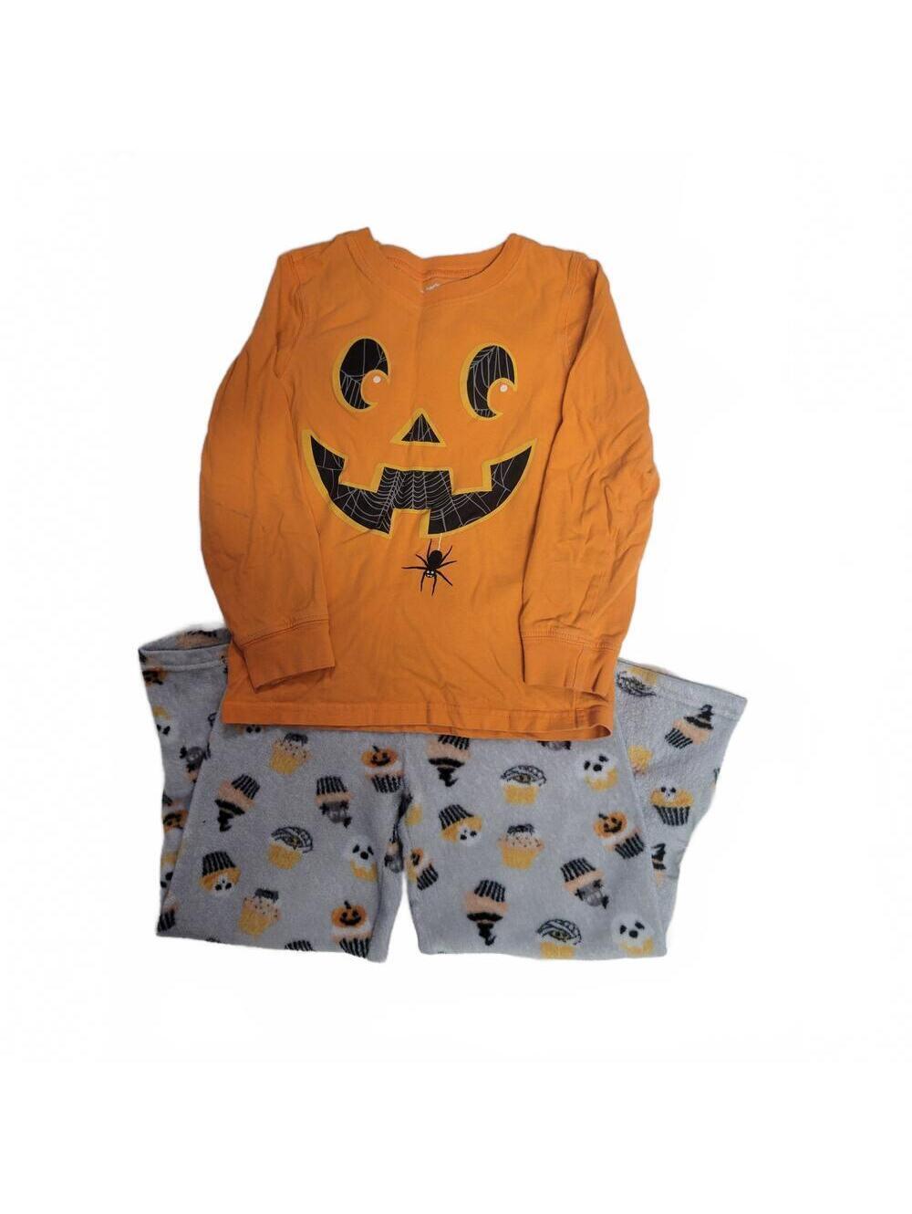 Carter's Halloween Jack-o-lantern Pajama Set Girls Size 6